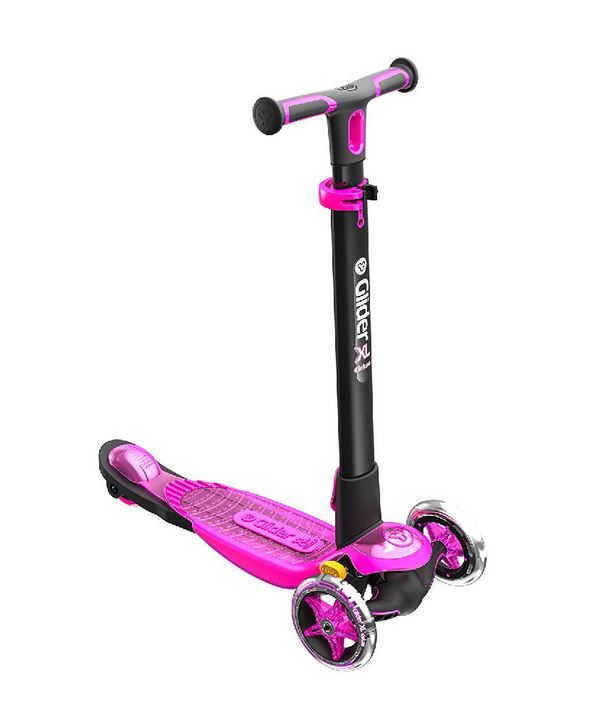 YVOLUTION SCOOTER  Y GLIDER DELUXE XL 18 PINK