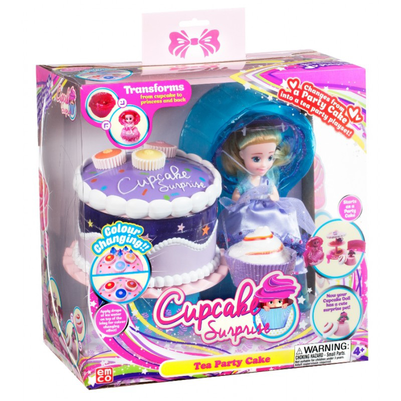 CUP CAKE SURPRISE CAKE PLAYSET - 2 COLOURS