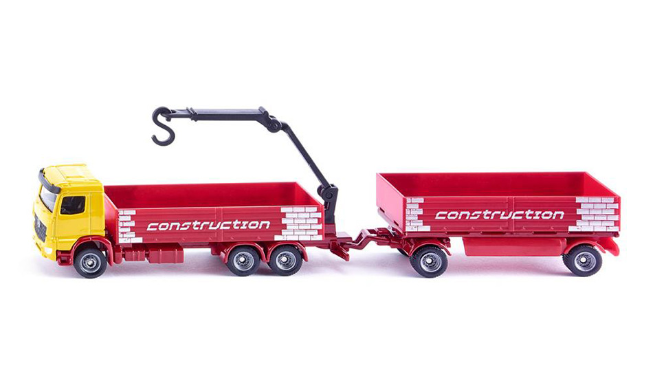 SIKU TRUCK FOR CONSTRUCTION MATERIAL WITH TRAILER
