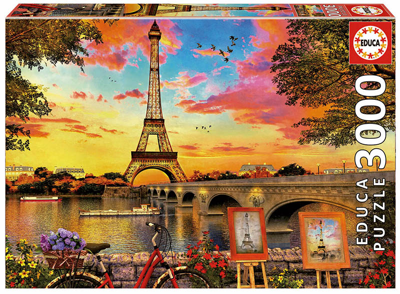 EDUCA PUZZLE 3000 pcs SUNSET IN PARIS