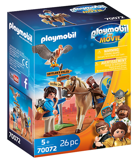 PLAYMOBIL THE MOVIE MARLA AND HER HORSE