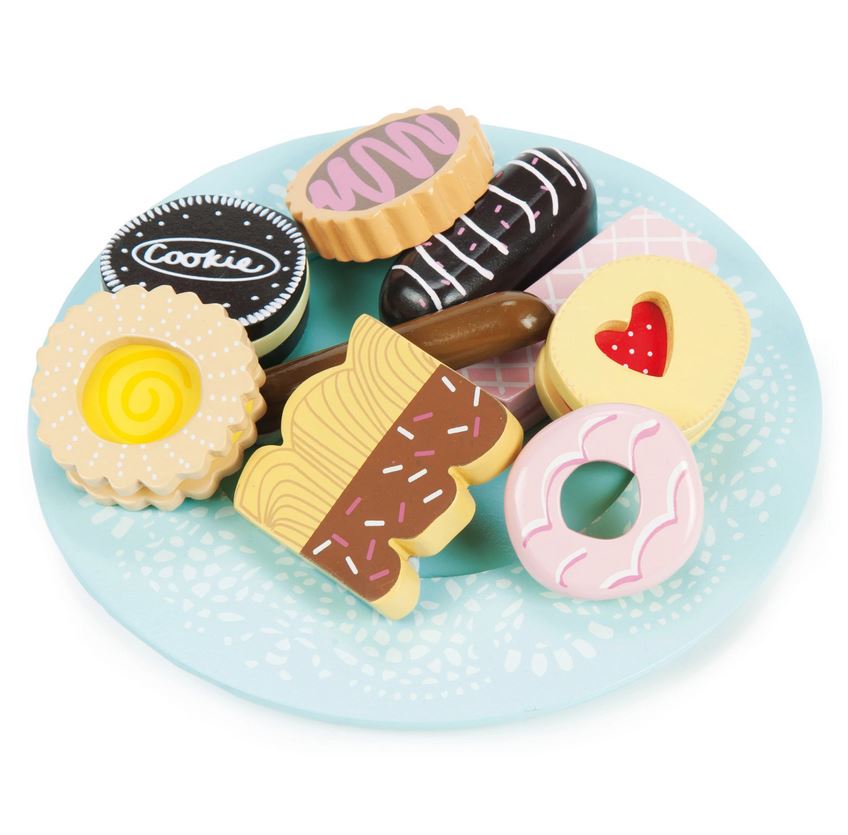 LE TOY VAN SET BISCUITS WITH PLATE