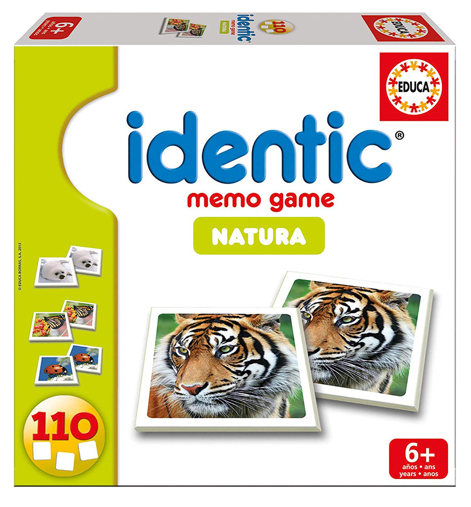 EDUCA IDENTIC NATURA MEMORY GAME ANIMALS 110 CARDS
