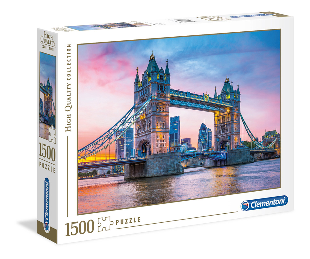 CLEMENTONI PUZZLE HIGH QUALITY COLLECTION LONDON BRIDGE 1500 PCS