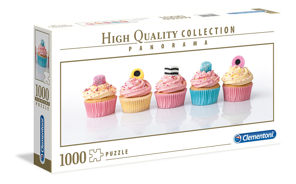 CLEMENTONI ΠΑΖΛ PANORAMA HIGH QUALITY COLLECTION CUPCAKES 1000 ΤΜΧ