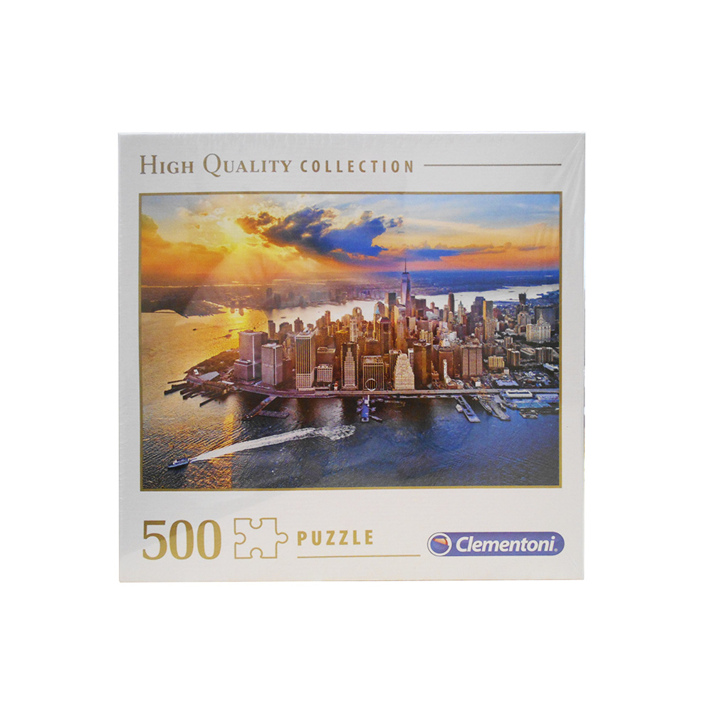 CLEMENTONI PUZZLE 500 pcs H.Q. NEW YORK SQUARE BOX