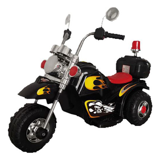 TRICYCLE CHOOPER BLACK 6V WITH MUSIC, LIGHT AND SOUND