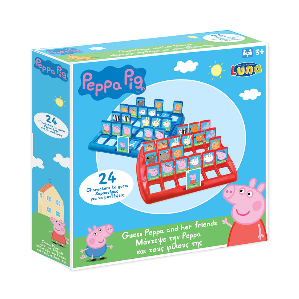 BOARD GAME GUESS PEPPA AND HER FRIENDS