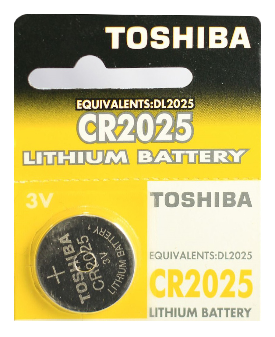 TOSHIBA COIN LITHIUM BATTERY CR-2025