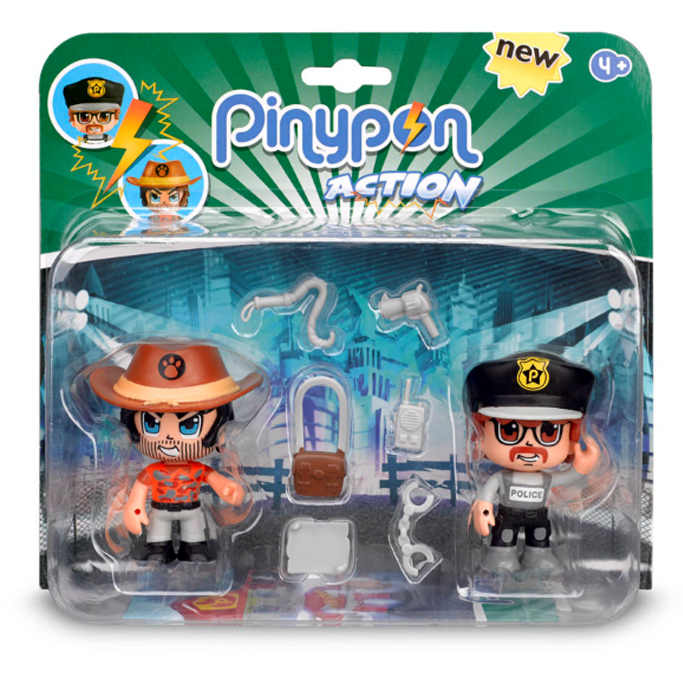 PINYPON ACTION 2PACK FIGURES - 2 DESIGNS