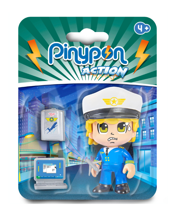 PINYPON ACTION FIGURE IN BLISTER ASS3 - 4 DESIGNS