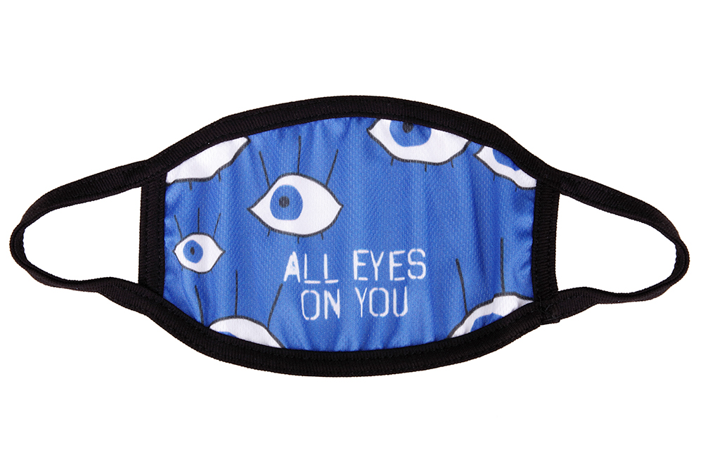 ADULTS PROTECTIVE COTTON MASK 20X13 cm ALL EYES ON YOU
