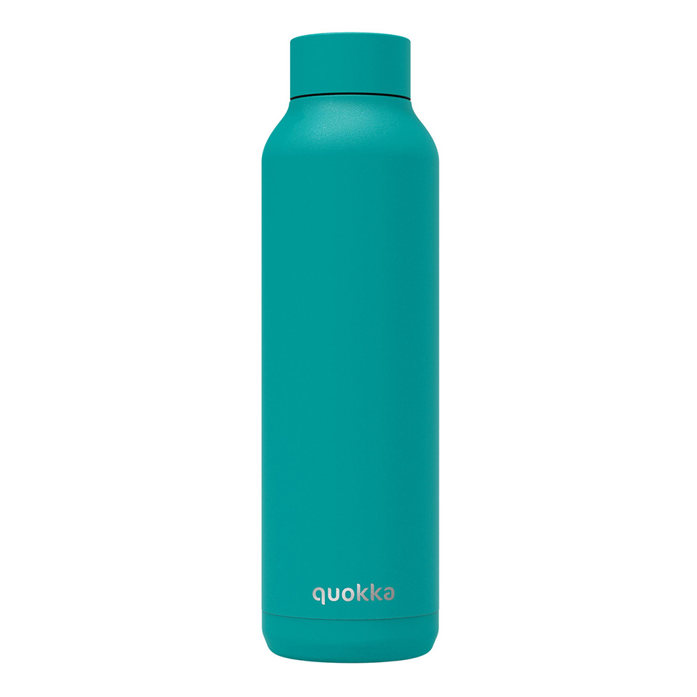 QUOKKA THERMAL STAINLESS STEEL BOTTLE SOLID BOLD TURQUOISE POWDER 630ml