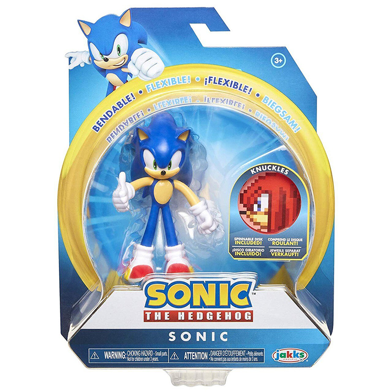 SONIC THE HEDGEHOG FIGURE SONIC 10 cm WITH ACCESSORIES