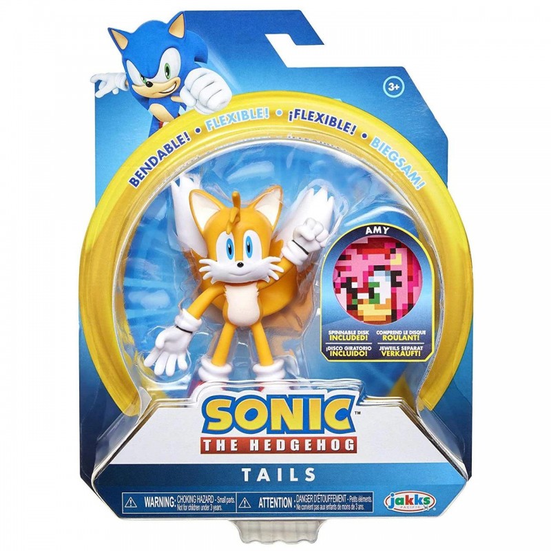 SONIC THE HEDGEHOG FIGURE TAILS 10 cm WITH ACCESSORIES