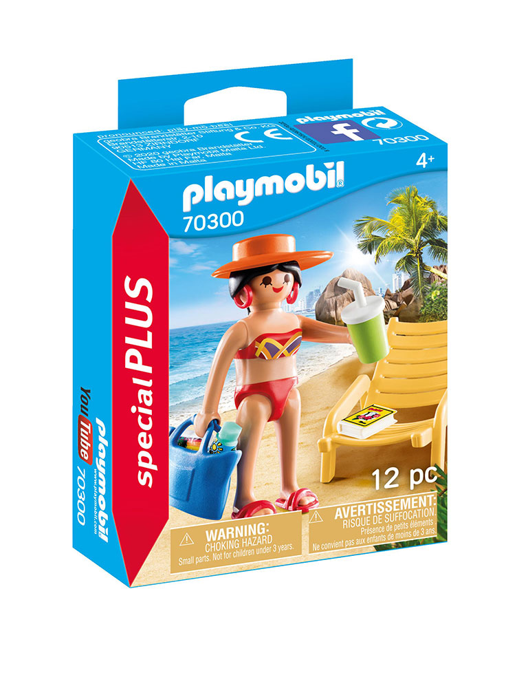 PLAYMOBIL SPECIAL PLUS SUNBATHER WITH LOUNGE CHAIR