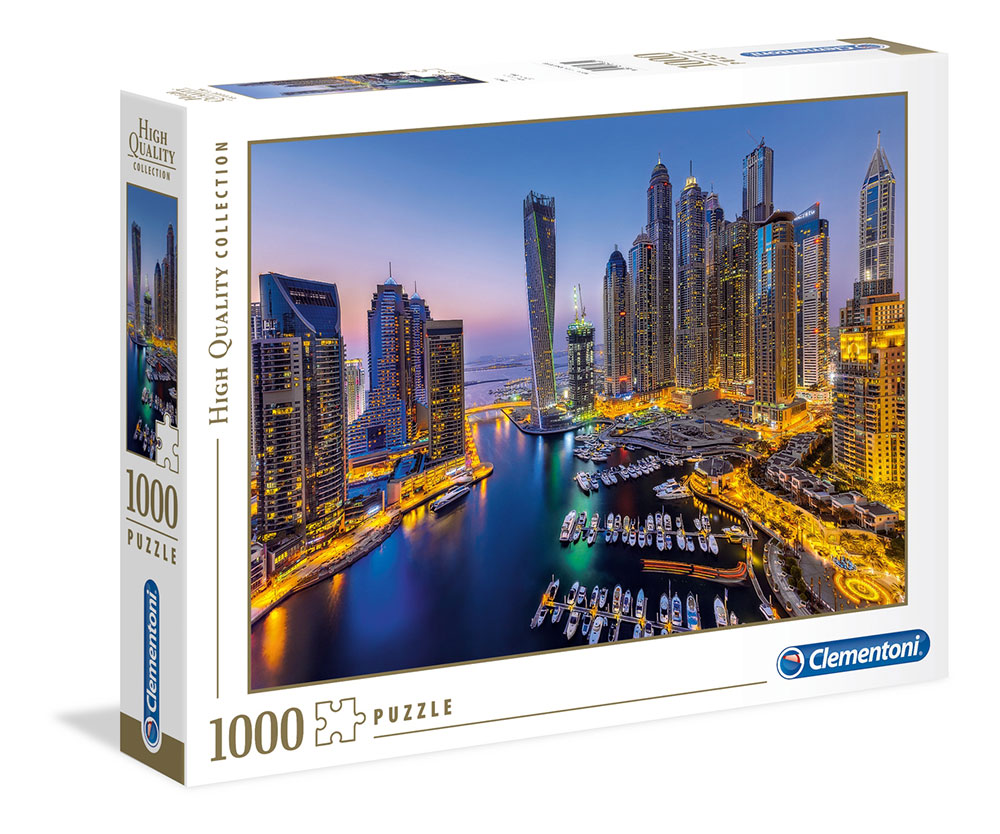 CLEMENTONI PUZZLE HIGH QUALITY COLLECTION DUBAI 1000 PCS