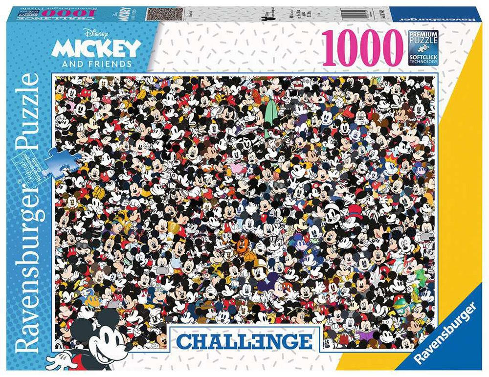 RAVENSBURGER ΠΑΖΛ 1000 τεμ. MICKEY MOUSE CHALLENGE