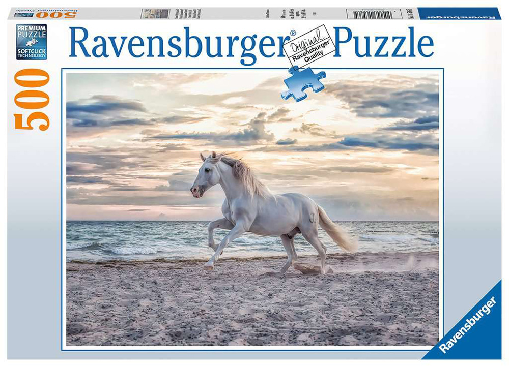 RAVENSBURGER PUZZLE 500 pcs WHITE HORSE
