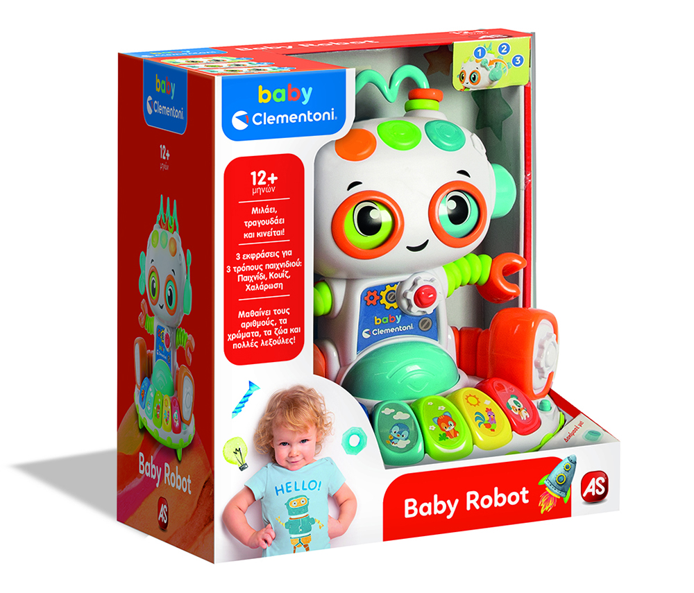 BABY CLEMENTONI EDUCATIONAL BABY TODDLER TOY BABY ROBOT FOR 12+ MONTHS