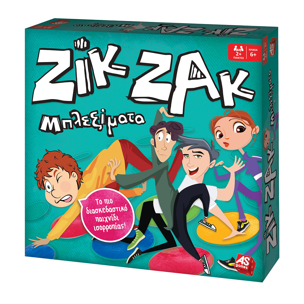 AS GAMES BOARD GAME ZIK ZAK MESS FOR AGES 6+ AND 2+ PLAYERS