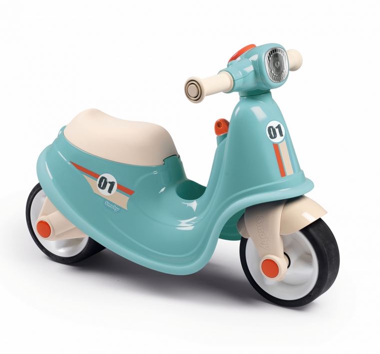 SMOBY ΠΟΔΟΚΙΝΗΤΟ SCOOTER RIDE-ON ΜΠΛΕ-ΛΕΥΚΟ