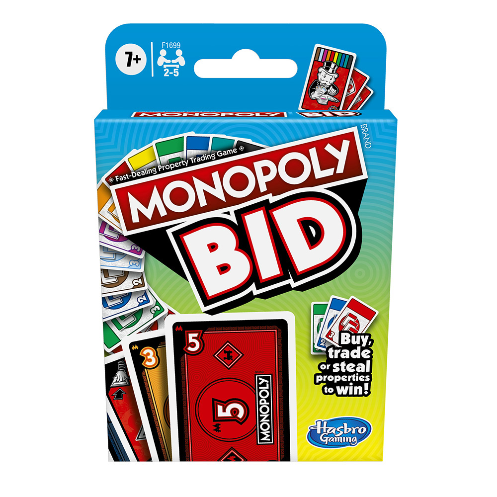 CARDS BOARD GAME MONOPOLY BID