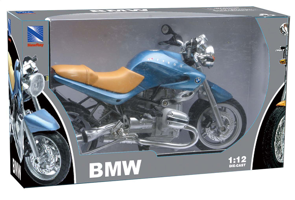 DIE CAST 1:12 BMW MOTORCYCLE - 4 DESIGNS