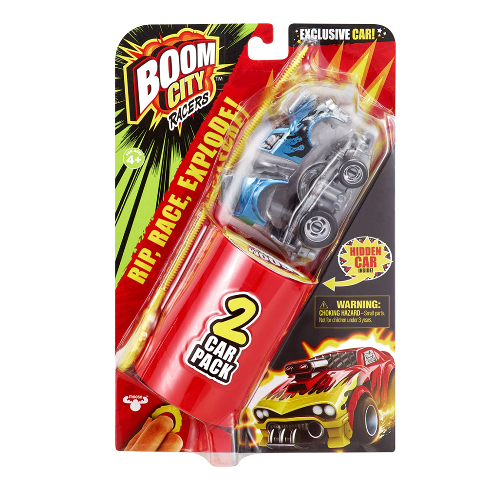 BOOM CITY RACERS - 2 VEHICLES AND LAUNCHER 
