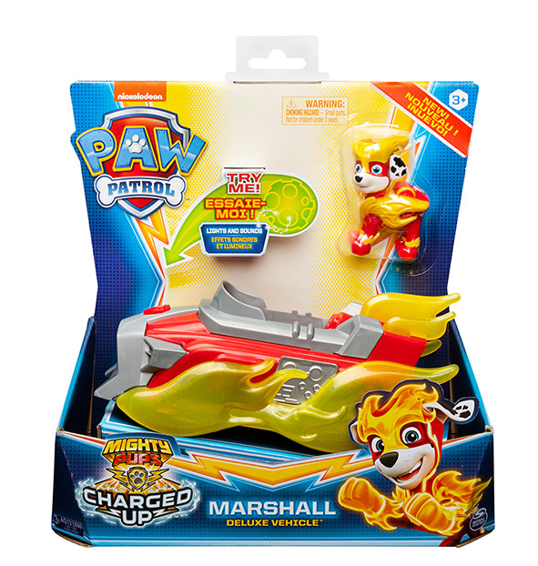 PAW PATROL DELUXE VEHICLES CHARGED UP - 2 DESIGNS
