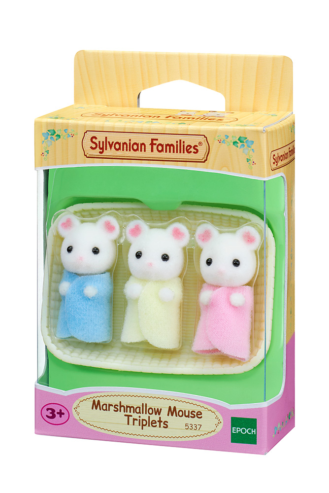 THE SYLVANIAN FAMILIES MARSHMALLOW MOUSE TRIPLETS 5337