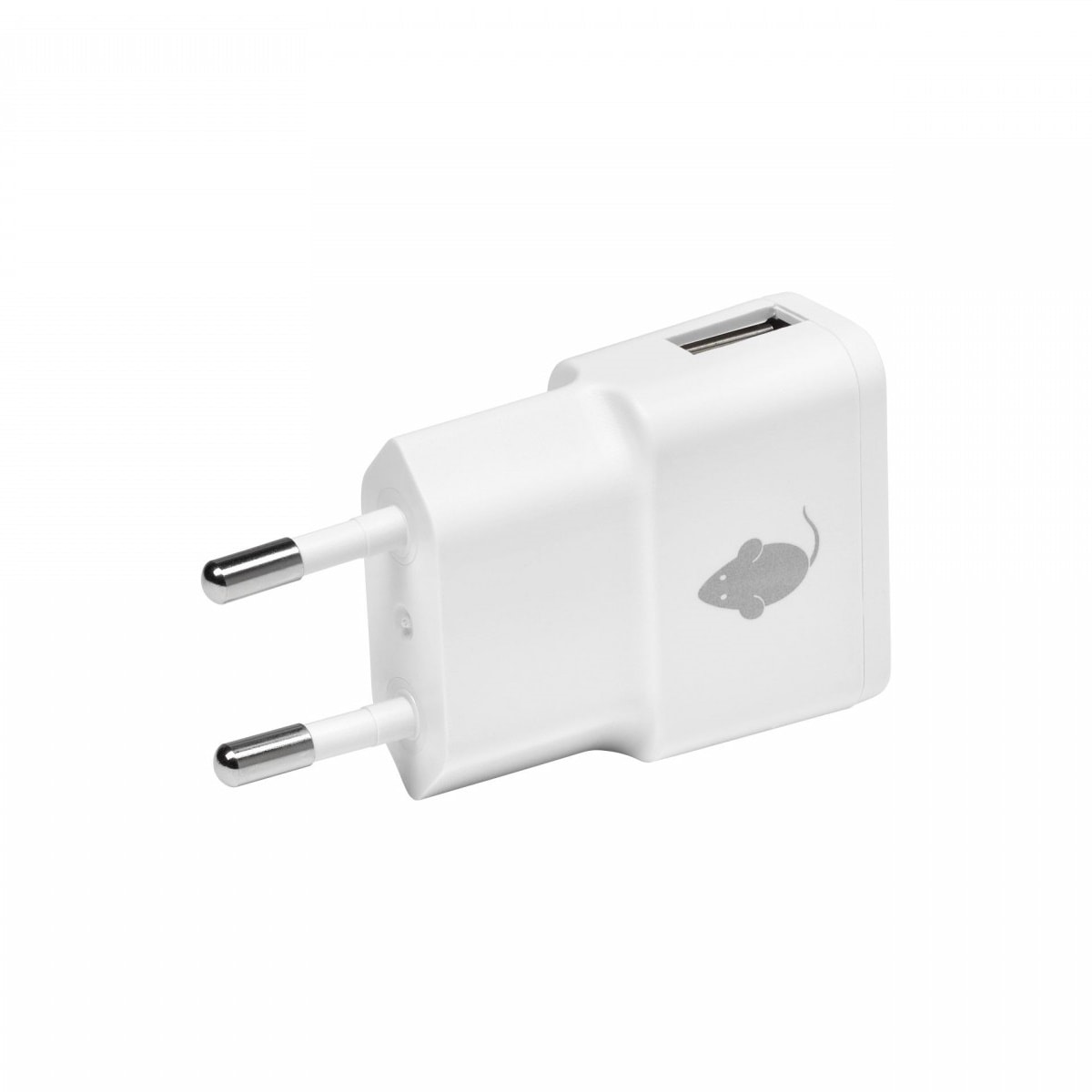 GREEN MOUSE WALL ADAPTER USB-A 1A WHITE