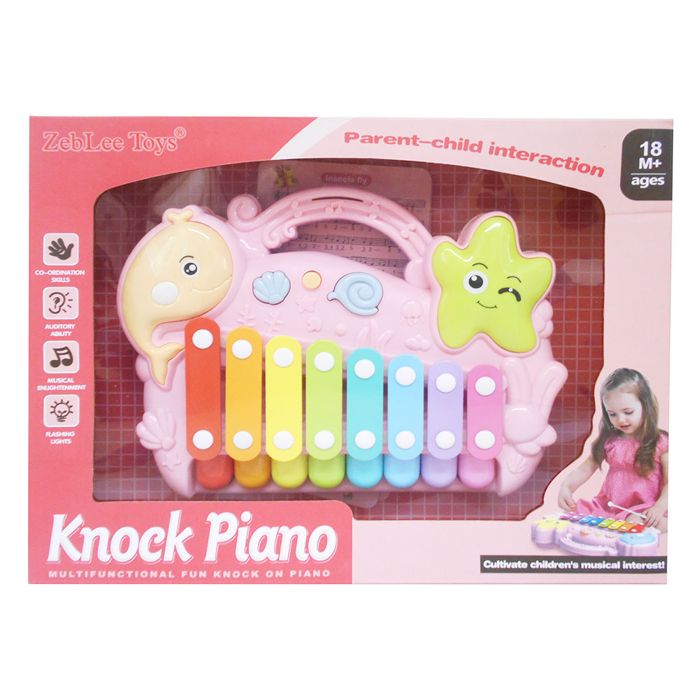 B-O PIANO - XYLOPHONE WITH SOUNDS AND LIGHT - 2 DESIGNS