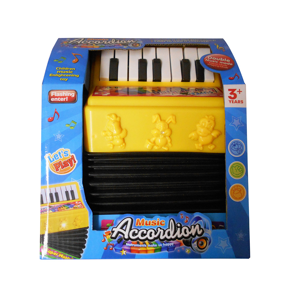 ACCORDION WITH MUSIC - 3 COLORS