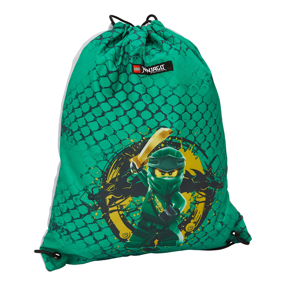 LEGO® BAGS BAG WITH CORD NINJAGO GREEN