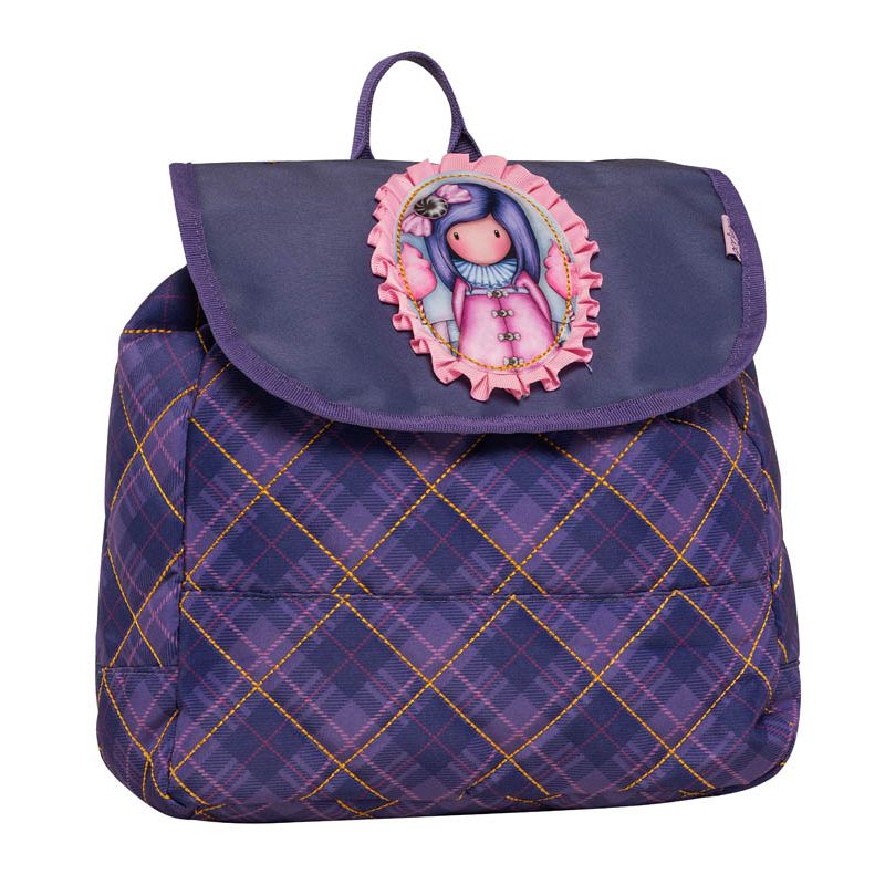 SMALL BACKPACK WITH LID GORJUSS SUGAR PLUM