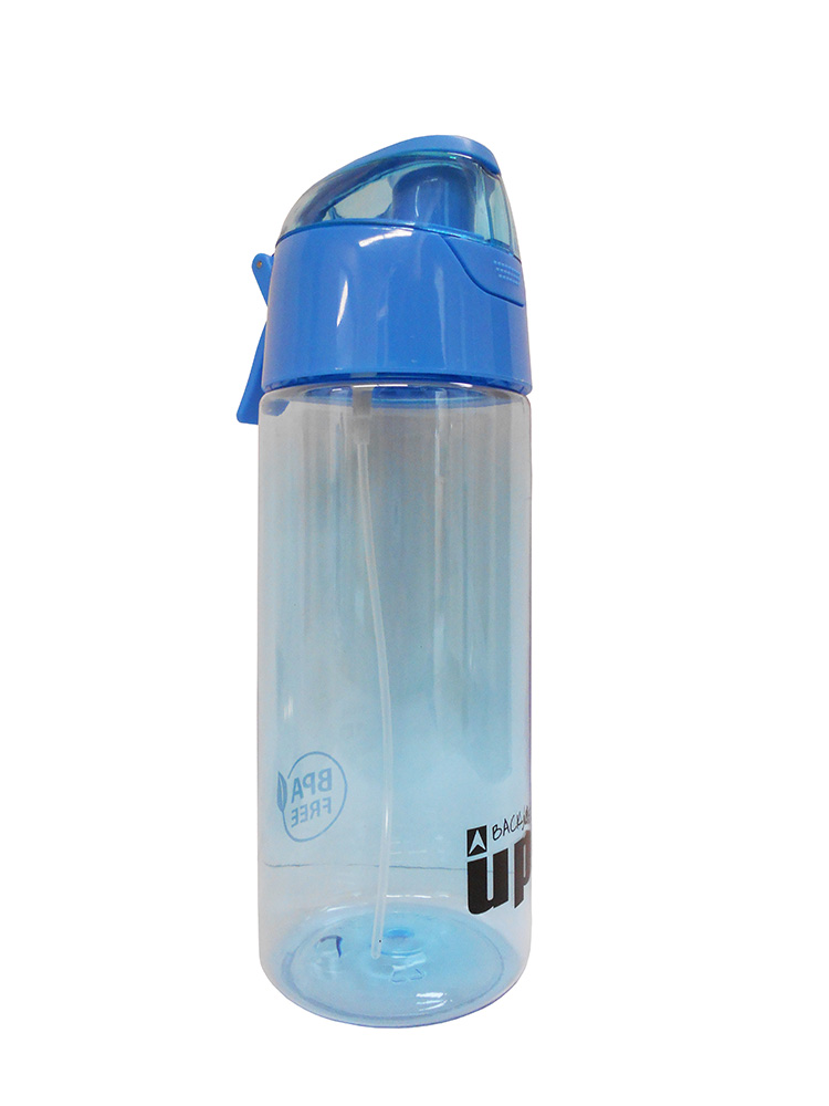 BACK ME UP TRITAN WATER BOTTLE 600 ml WITH SPRAY BLUE
