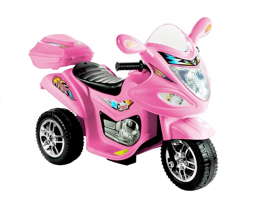 ELECTRIC MOTORCYCLE 6V PINK WITH LIGHT AND SOUNDS