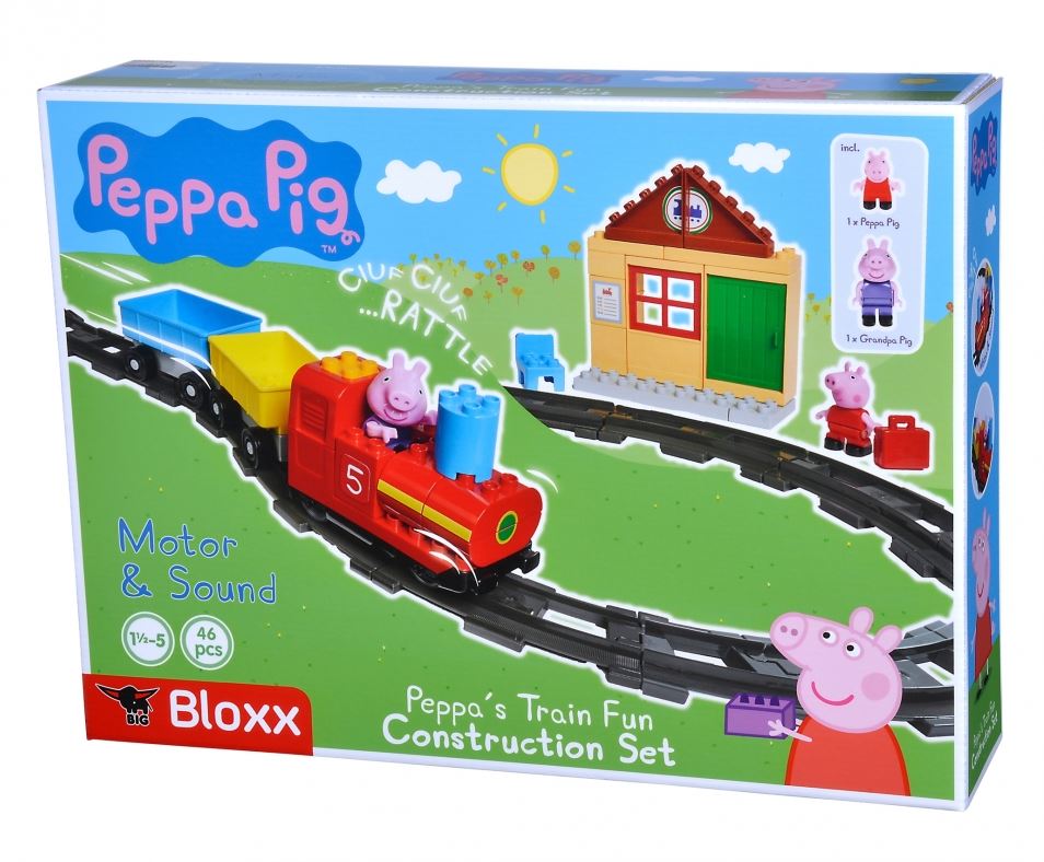 BIG BLOXX PEPPA PIG TRAIN FUN SET 46 pcs