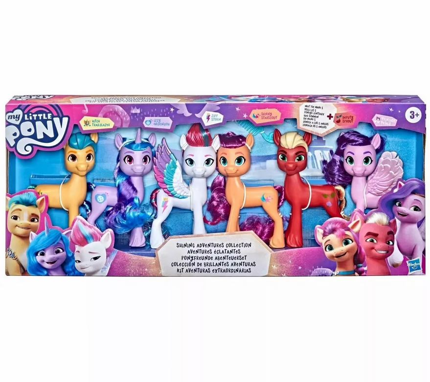 MY LITTLE PONY MOVIE FIGURES SET SHINING ADVENTURES COLLECTION