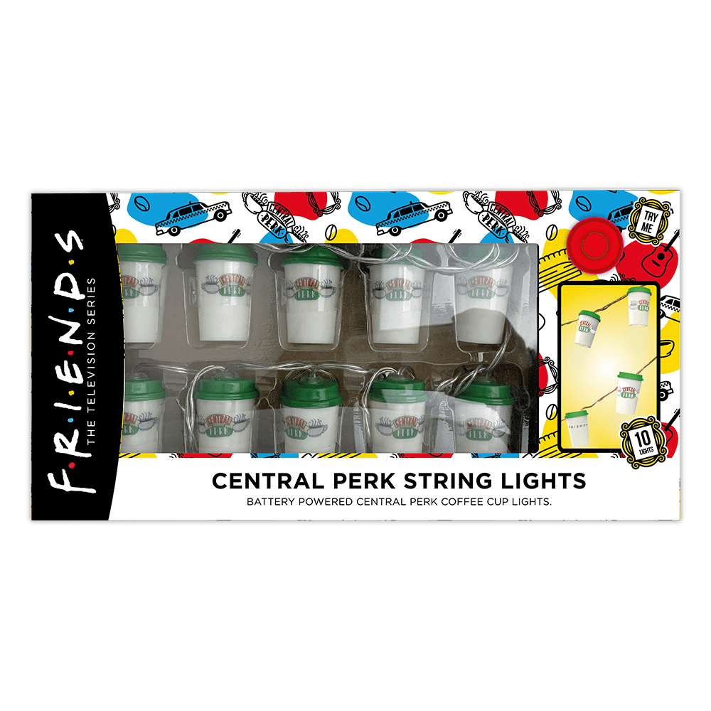 FRIENDS STRING LIGHTS COFFEE CUPS