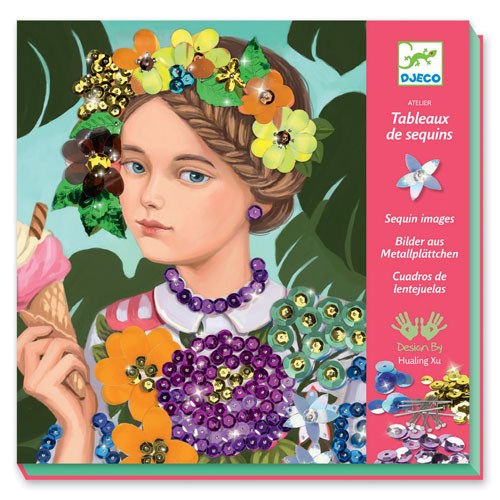 DJECO CREATE IMAGES WITH SEQUINS GIRL