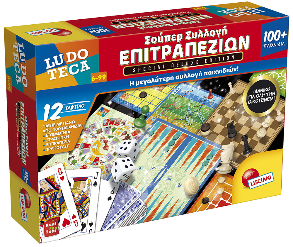 LISCIANI SUPER BOARD GAME COLLECTION 100 GAMES 