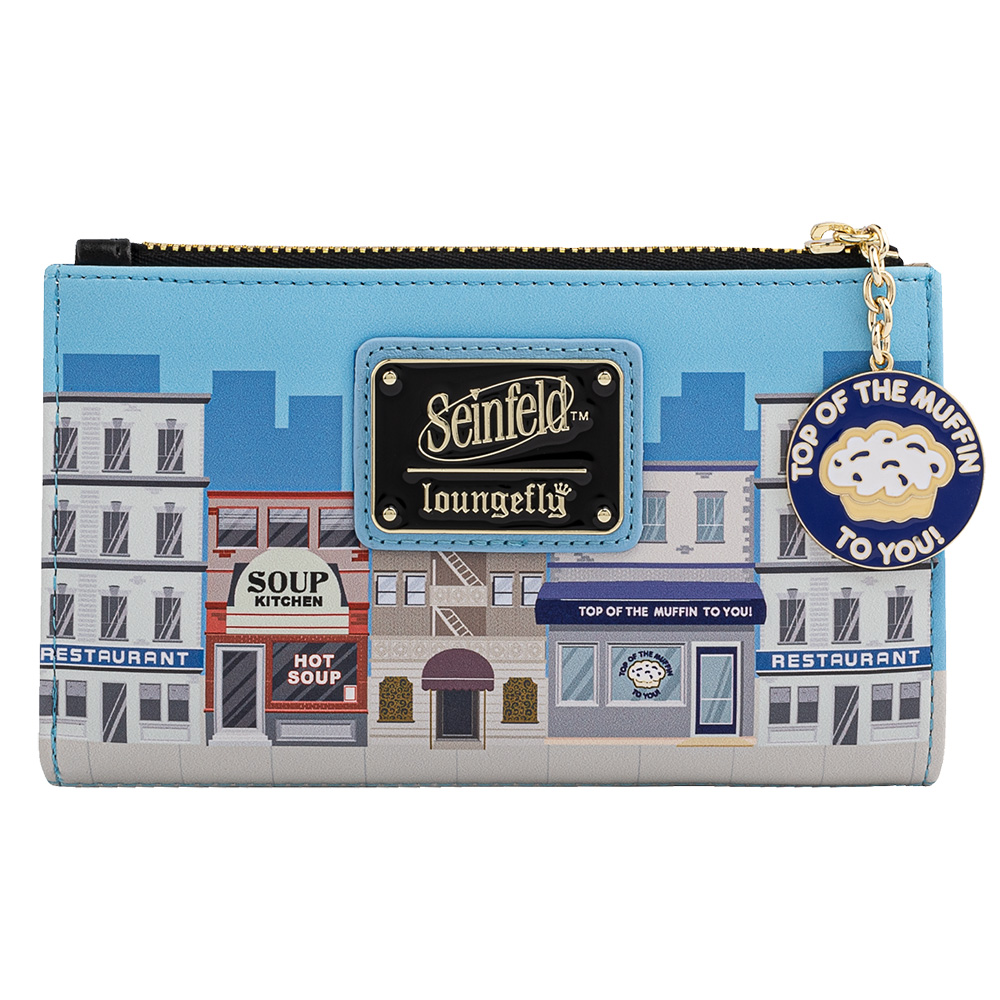 LOUNGEFLY SEIN FIELD CHIBI CITY FLAP WALLET (SNFWA0003) 
