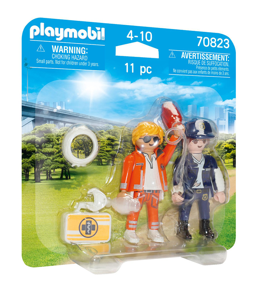 PLAYMOBIL CITY LIFE DUOPACK DOCTOR AND POLICE OFFICER