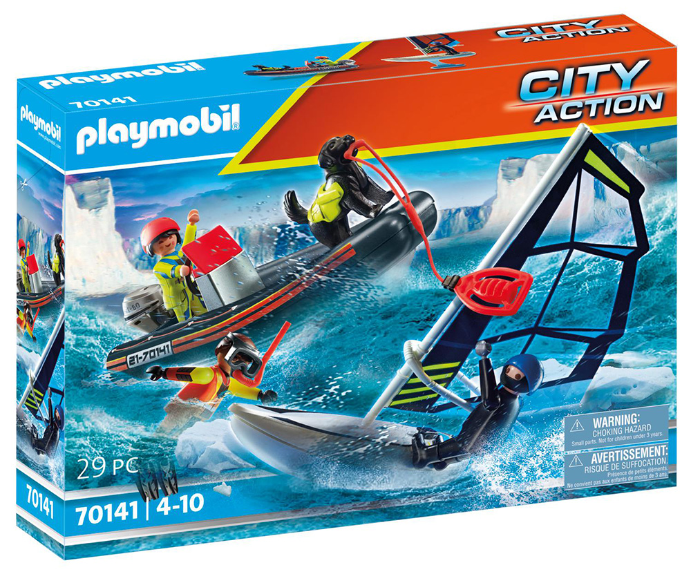 PLAYMOBIL CITY ACTION WATER RESCUE WITH DOG