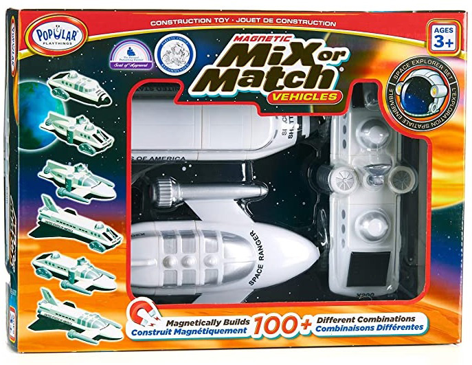 MIX OR MATCH MAGNETIC SPACE VEHICLES