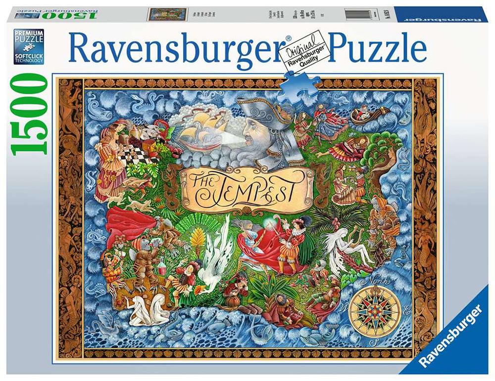 RAVENSBURGER PUZZLE 1500 pcs  SHAKESPEARE THE TEMPEST