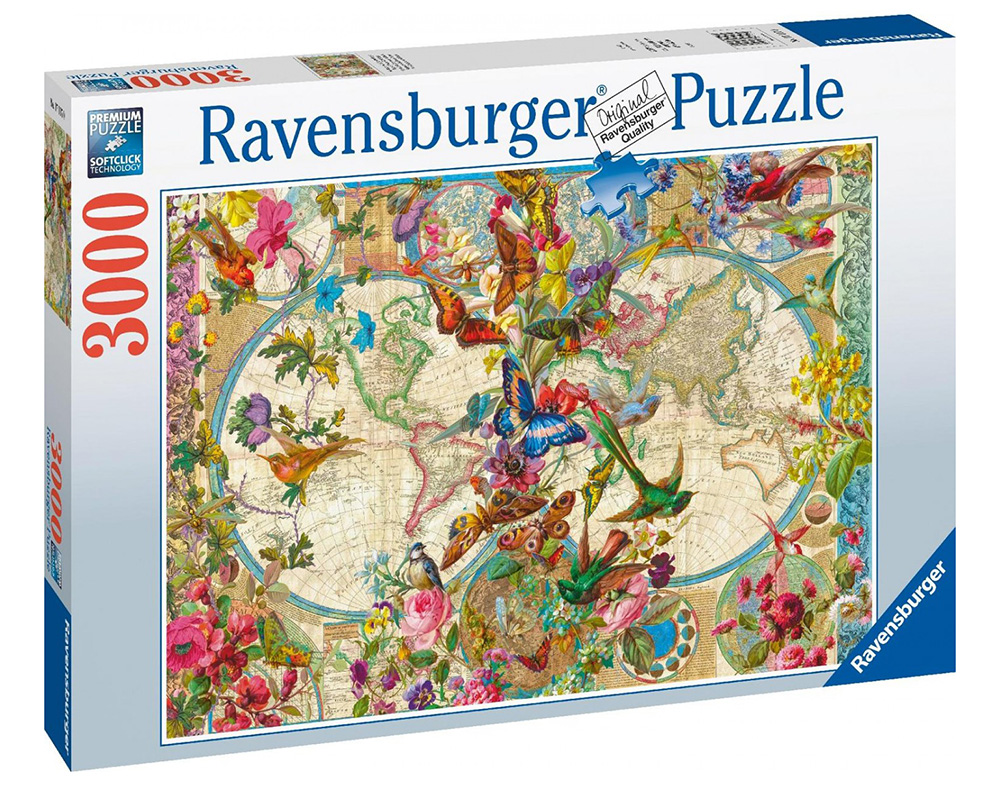 RAVENSBURGER PUZZLE 3000 pcs MAP