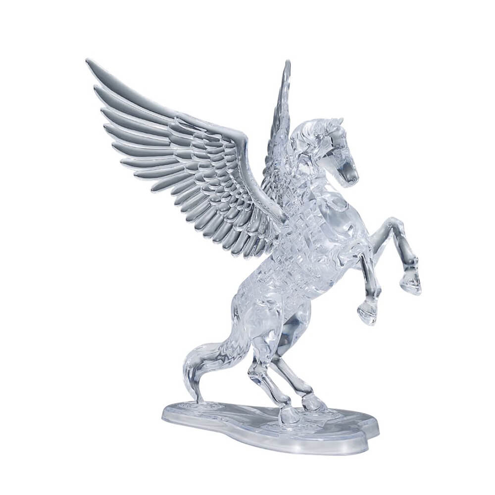 CRYSTAL PUZZLES 3D PUZZLE 42 Pcs FLYING HORSE CLEAR